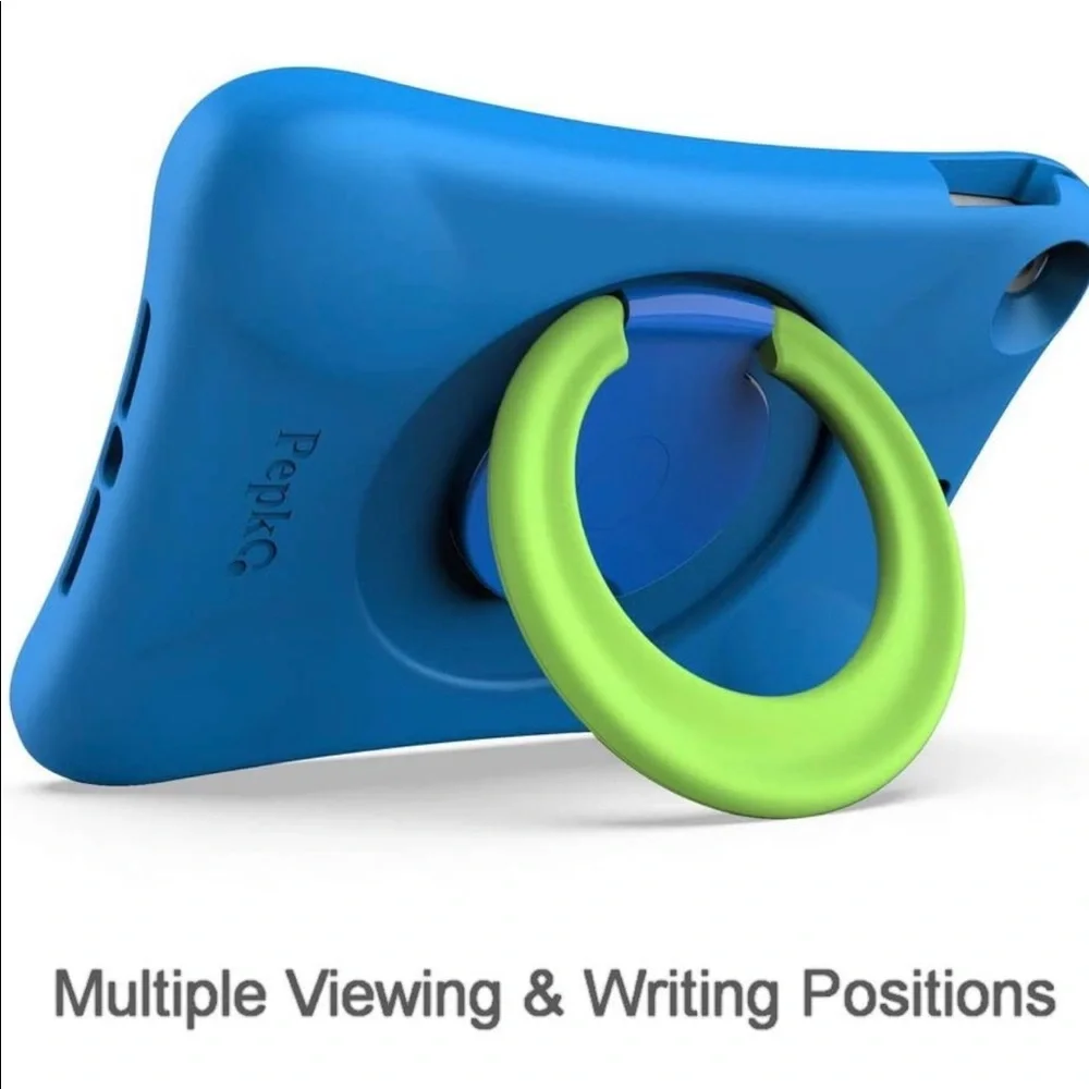 Kids EVA iPad Case (Blue+Green)